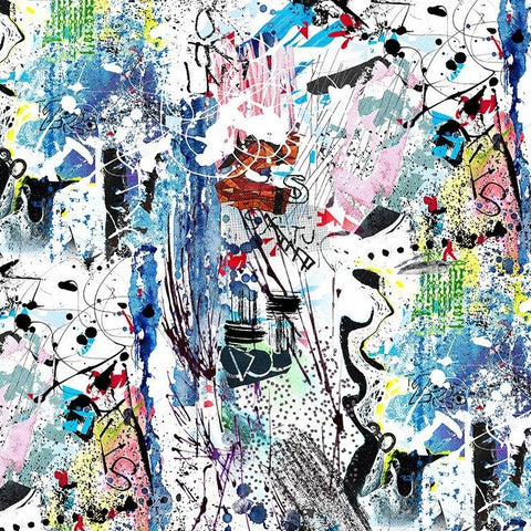 Pour Some Sugar On Me Graffiti in Multi by Dear Stella STELLA-D1712-MULTI