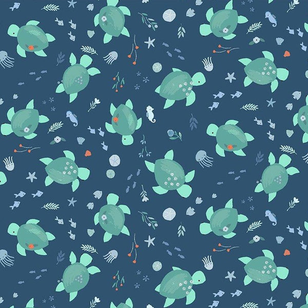 Shell We Dance Turtle Time in Hydro by Dear Stella STELLA-D1872