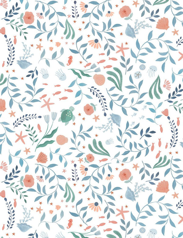Shell We Dance Go With the Flow in White by Dear Stella