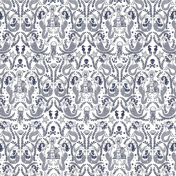 Salty Sea Nymphs in White by Dear Stella STELLA-D2326