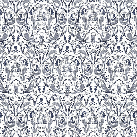 Salty Sea Nymphs in White by Dear Stella STELLA-D2326