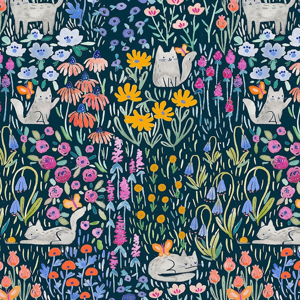 Here Comes The Sun Kitty Garden in Multi by Clara Jean STELLA-DCJ1601