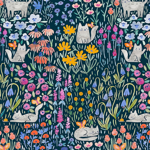 Here Comes The Sun Kitty Garden in Multi by Clara Jean STELLA-DCJ1601