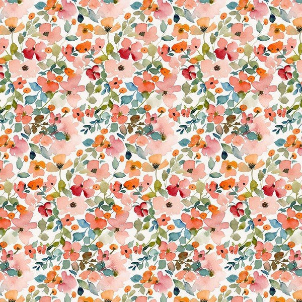Creative Cats Floral Haze in Multi by Clara Jean STELLA-DCJ1690-MULTI
