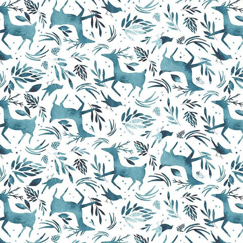 Baby It's Cold Outside Reindeer in Multi by Clara Jean STELLA-DCJ1828