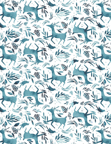 Baby It's Cold Outside Reindeer in Multi by Clara Jean