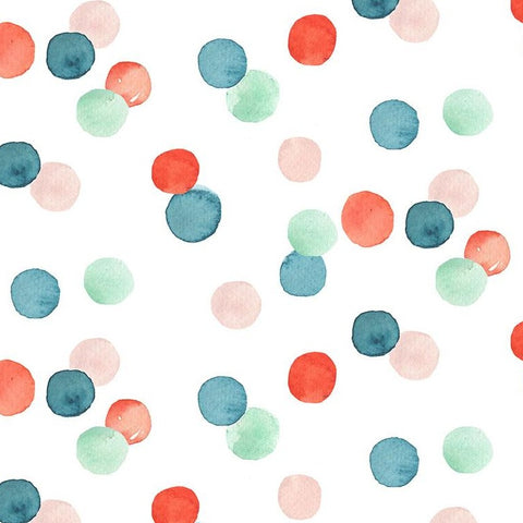 Baby It's Cold Outside Winter Dots in White by Clara Jean STELLA-DCJ1829