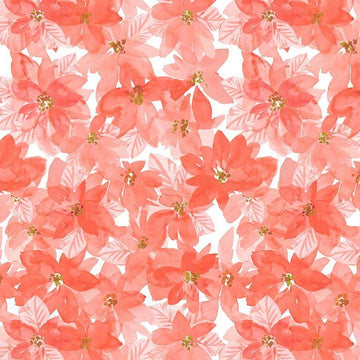 Baby It's Cold Outside Poinsetta in Multi by Clara Jean STELLA-DCJ1833