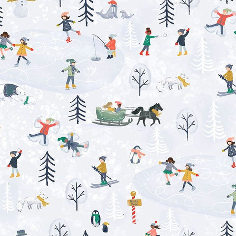 Snow Much Fun Skating Celebration in Ice by Clara Jean STELLA-DCJ2197