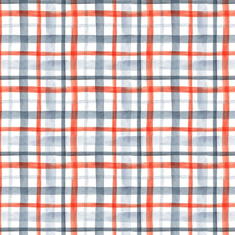 Snow Much Fun Christmas Plaid in White by Clara Jean STELLA-DCJ2206