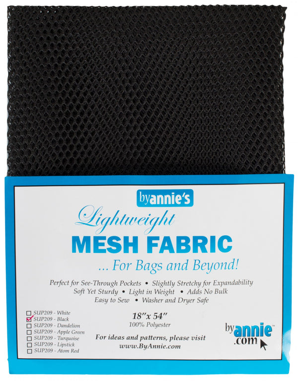 Black Vinyl Mesh