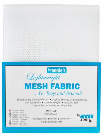 White Vinyl Mesh