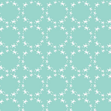 Saltwater Turtles on Blue by Cinderberry Stitches for Riley Blake Designs