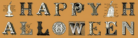 Sew Scary 12" Greeting Patch by Janet Wecker Frisch for Quilting Treasures