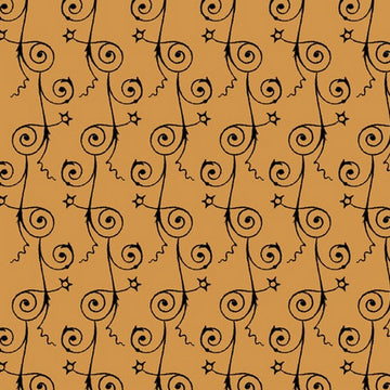 Sew Scary Swirly Stripe on Pumpkin by Janet Wecker Frisch for Quilting Treasures