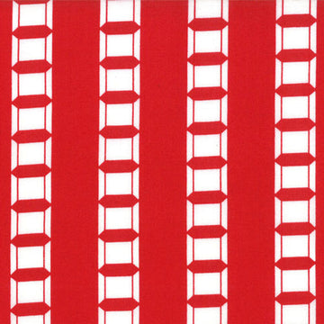 Sew Stitchy Spools on Red by Moda Fabrics