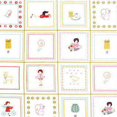 Sew Stitchy 23" Panel by Moda Fabrics