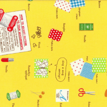 Sewing Notions on Yellow by Kowa