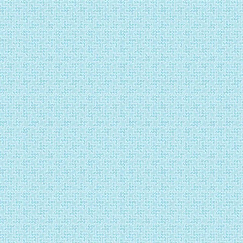 Shabby Strawberry Houndstooth on Blue by Emily Hayes for Riley Blake Designs