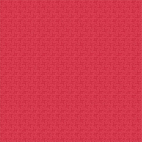 Shabby Strawberry Houndstooth on Red by Emily Hayes for Riley Blake Designs