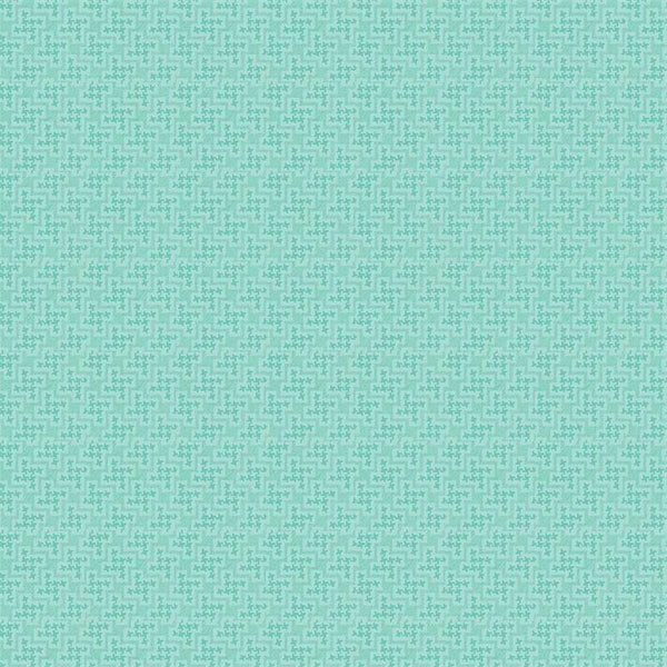 Shabby Strawberry Houndstooth on Teal by Emily Hayes for Riley Blake Designs