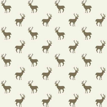 Sherwood Stag in Olive by Makower UK