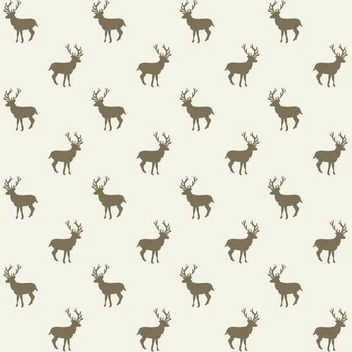Sherwood Stag in Olive by Makower UK