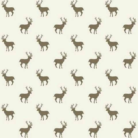 Sherwood Stag in Olive by Makower UK