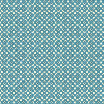 Sidewalks Starburst in Blue by Riley Blake Designs