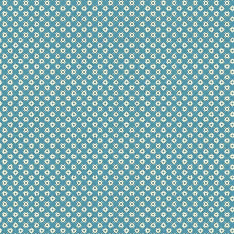 Sidewalks Starburst in Blue by Riley Blake Designs