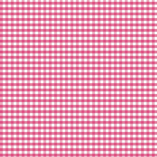 Small Gingham in Hot Pink by Riley Blake