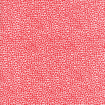 Love You Small Hearts in Red