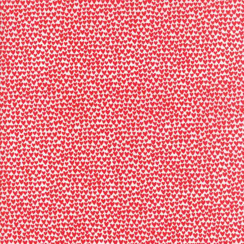 Love You Small Hearts in Red