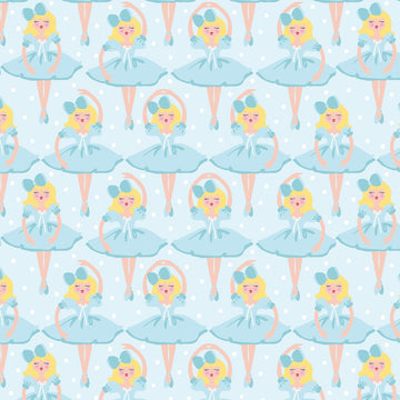 Snowflake Waltz Clara Blue