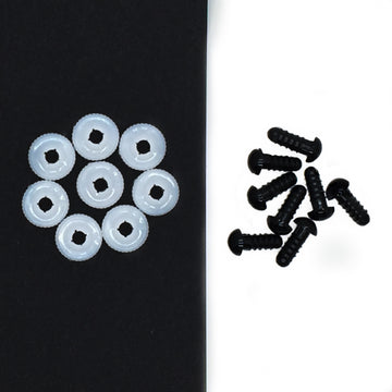 Solid Black 8 mm Doll Eyes