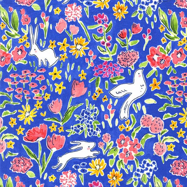 Sommer Garden in Berry by Sarah Jane for Michael Miller Fabrics