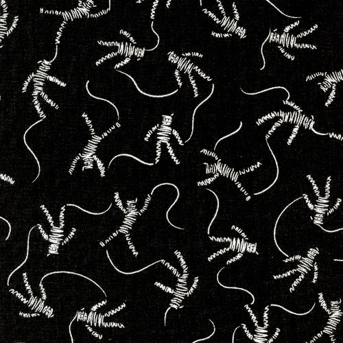 Spellbound Mummy Dance on Grey by Rashida Coleman Hale for Cotton and Steel