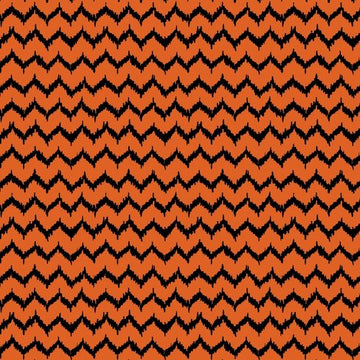 Spooktacular Too Halloween Ikat in Orange by Blend Fabrics