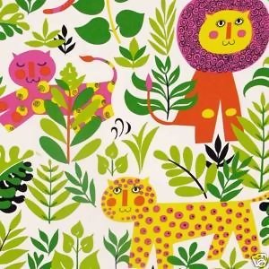 Spots and Stripes in Natural Home Dec Fabric by Alexander Henry Fabrics