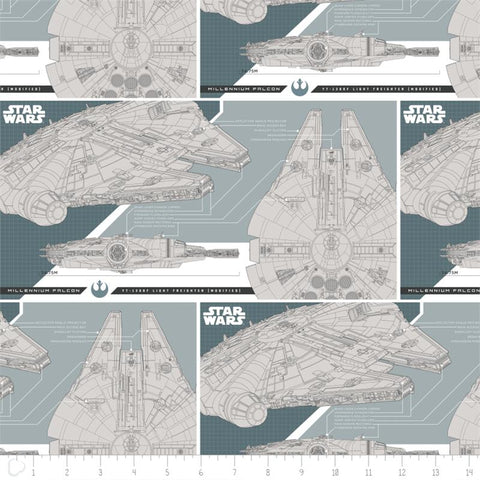 Star Wars Millennium Falcon in Lead