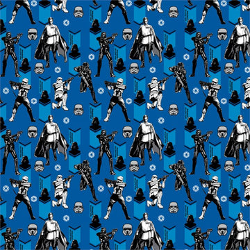 Star Wars Rogue One Imperial Army on Royal by Camelot Cottons
