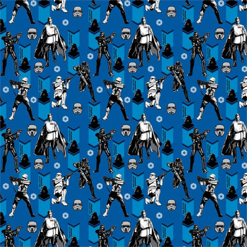 Star Wars Rogue One Imperial Army on Royal by Camelot Cottons