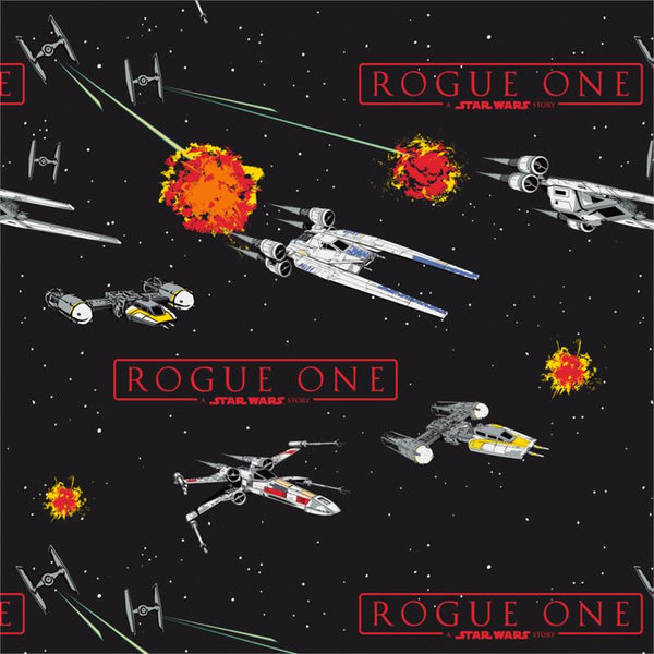 Star Wars Rogue One Ships by Camelot Cottons