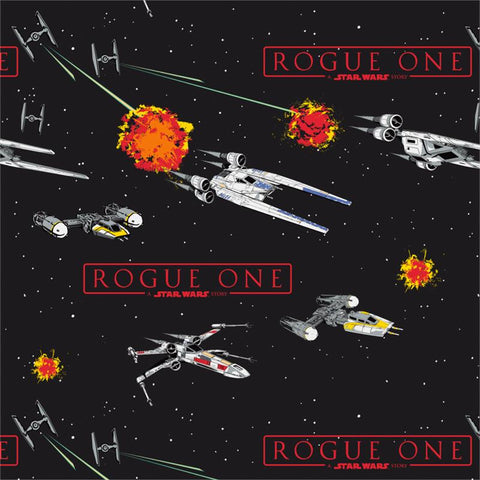 Star Wars Rogue One Ships by Camelot Cottons