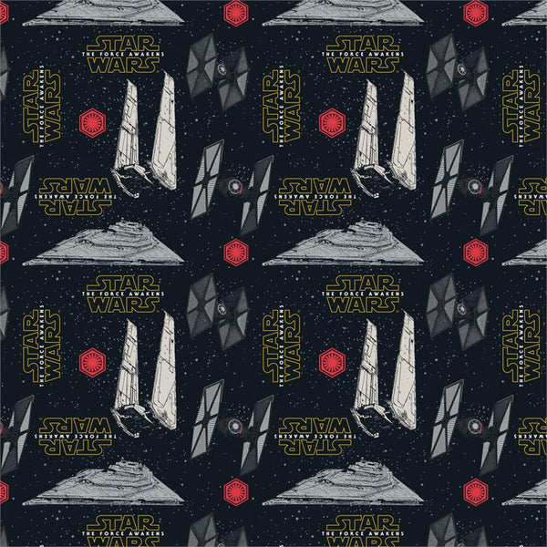 Star Wars The Force Awakens Villains Ships by Camelot Cottons