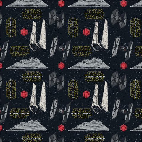 Star Wars The Force Awakens Villains Ships by Camelot Cottons