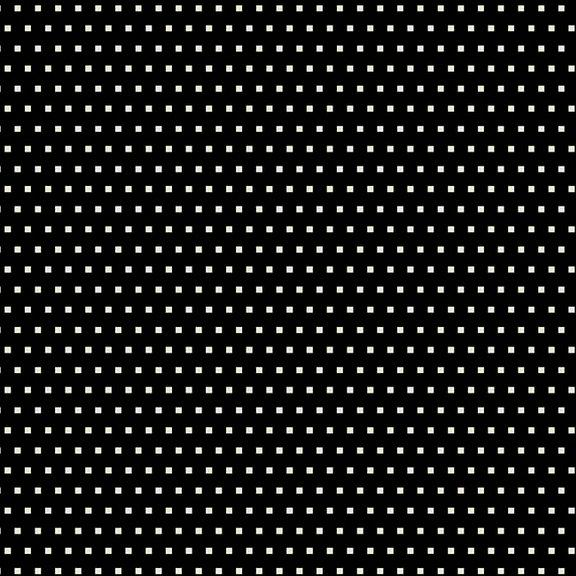 Style Mod 2 Dots Fabric in Black and White by Newcastle Fabrics