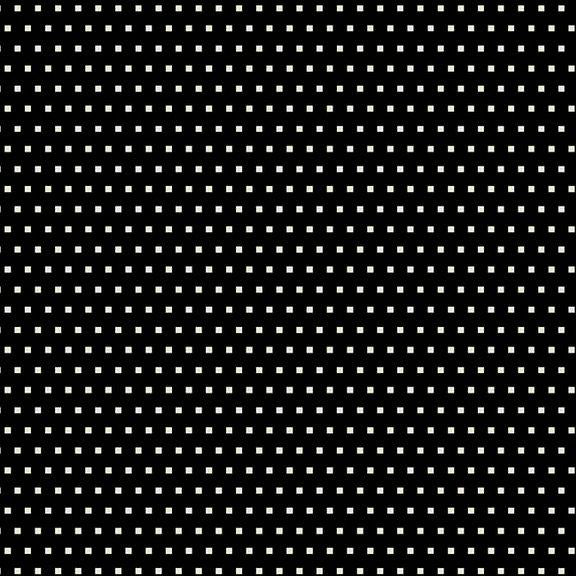 Style Mod 2 Dots Fabric in Black and White by Newcastle Fabrics