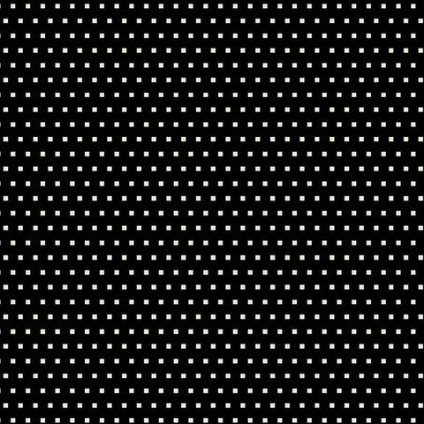 Style Mod 2 Dots Fabric in Black and White by Newcastle Fabrics