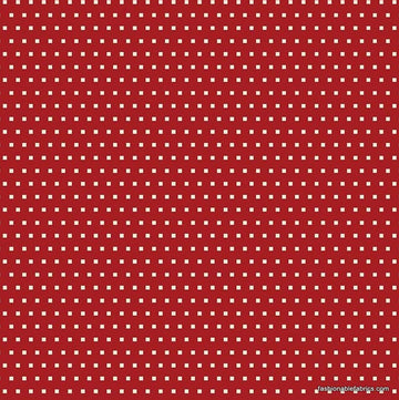 Style Mod 2 Dots on red by Newcastle Fabrics